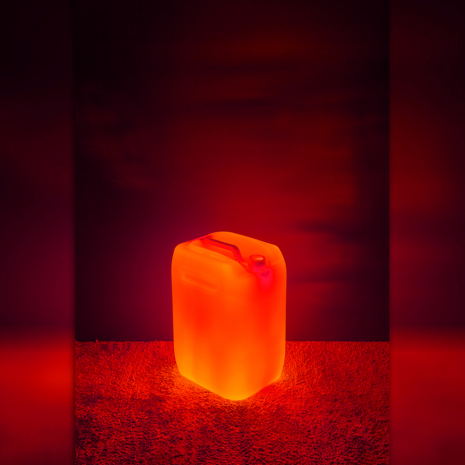 KOH lamp in Red