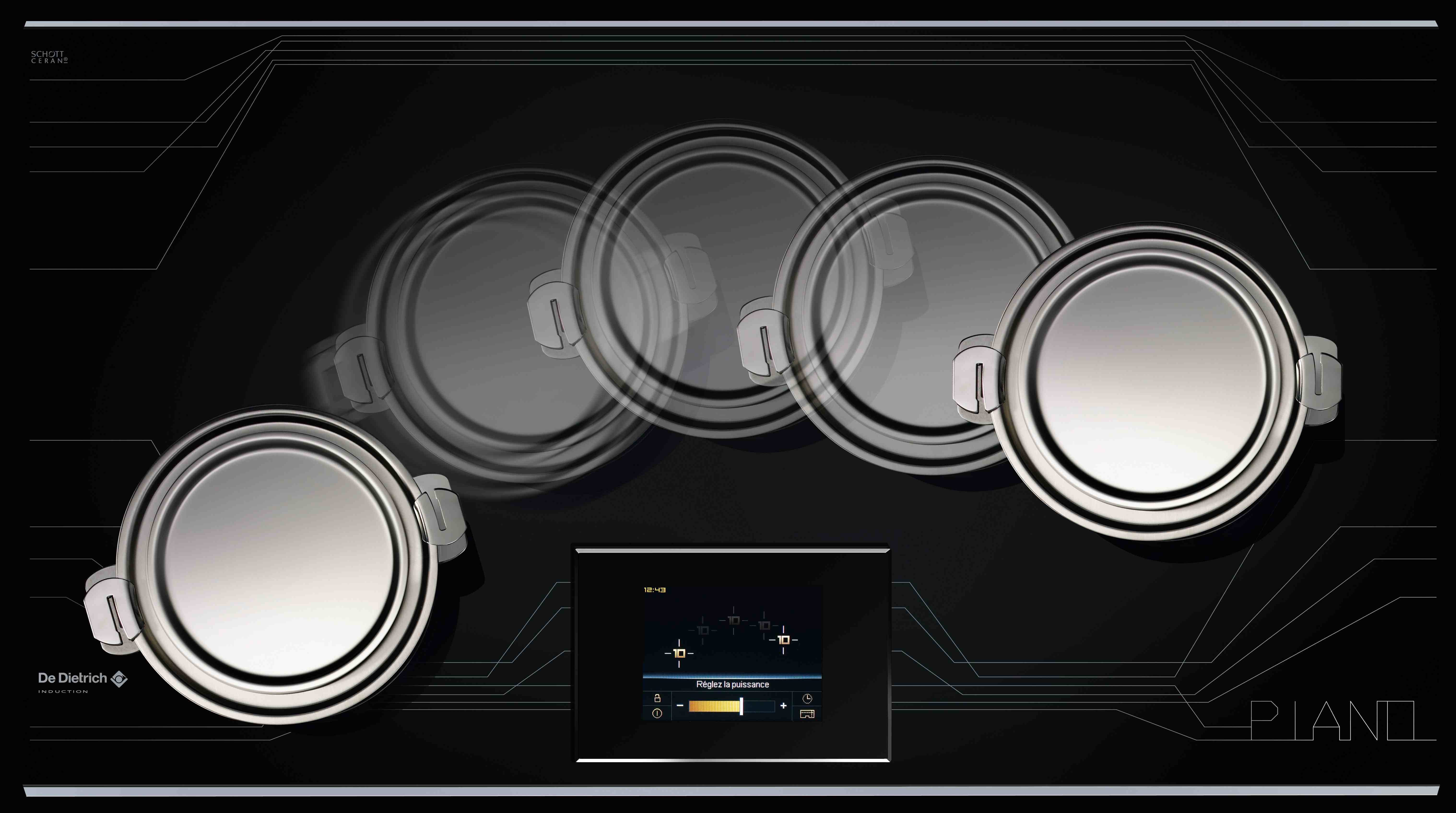 De Dietrich Piano Cooktop