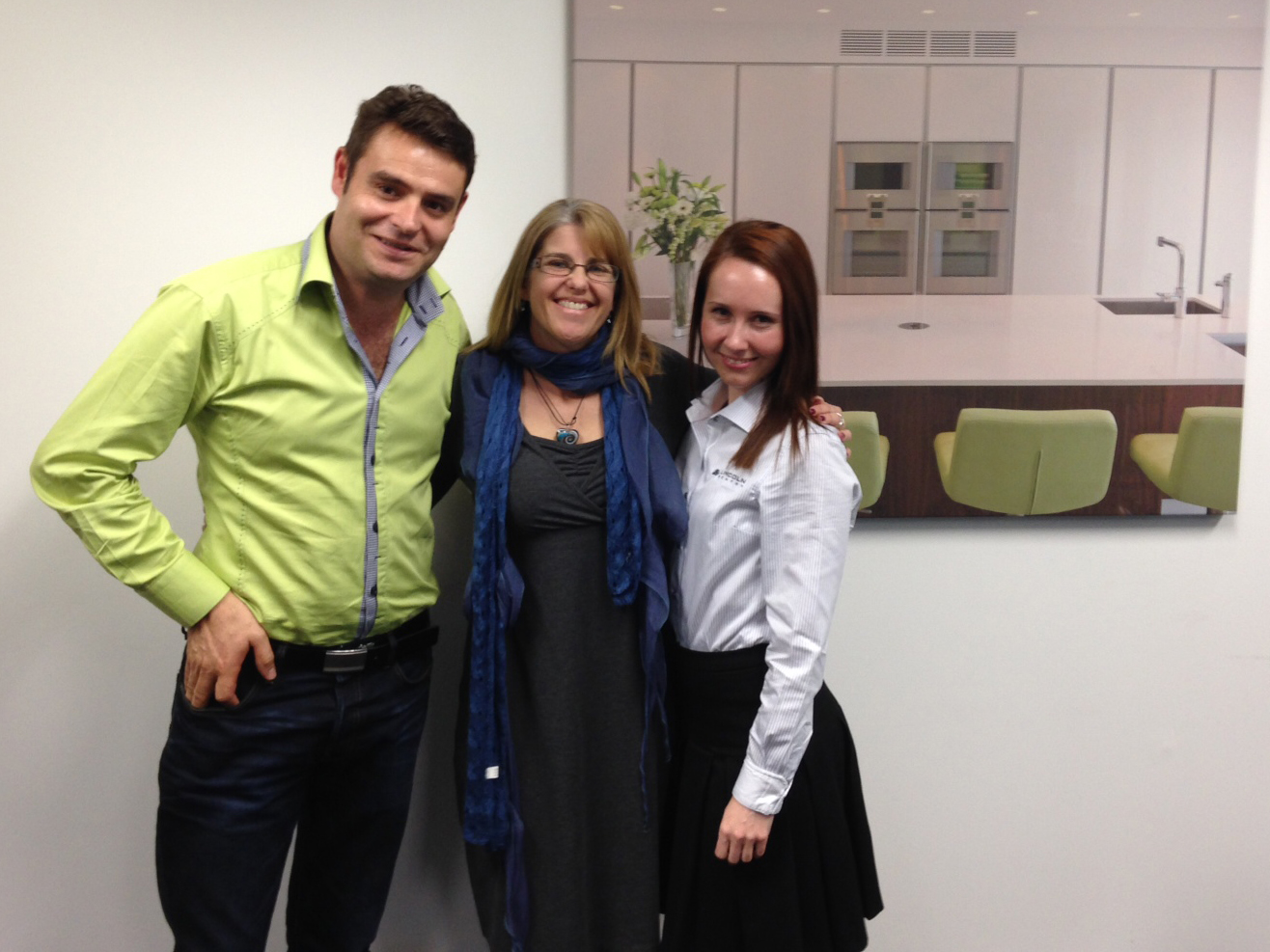 L-R: Kim Duffin, Melanie Gardener, Alicia Draper