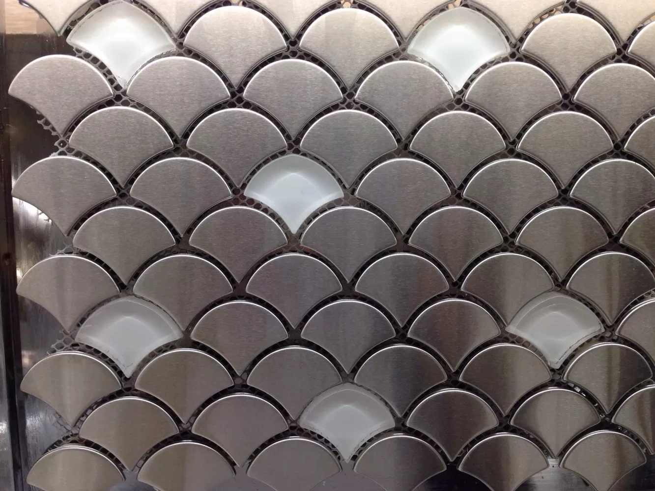 Stainless Steel And Glass Mosaic