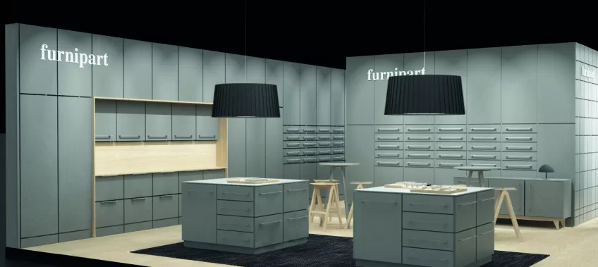 Furnipart's stand at Interzum 2015