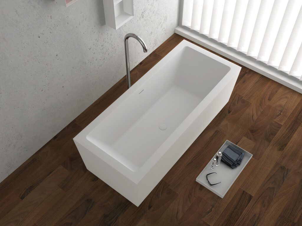 The latest and most sought after product from ZAAFDesigns is CUBE, the freestanding, geometric bathtub, distributed exclusively by Paco Jaanson.