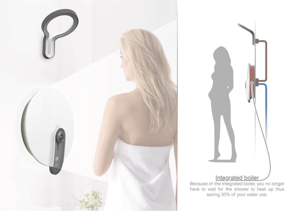 Lumen shower concept. Copyright: iF