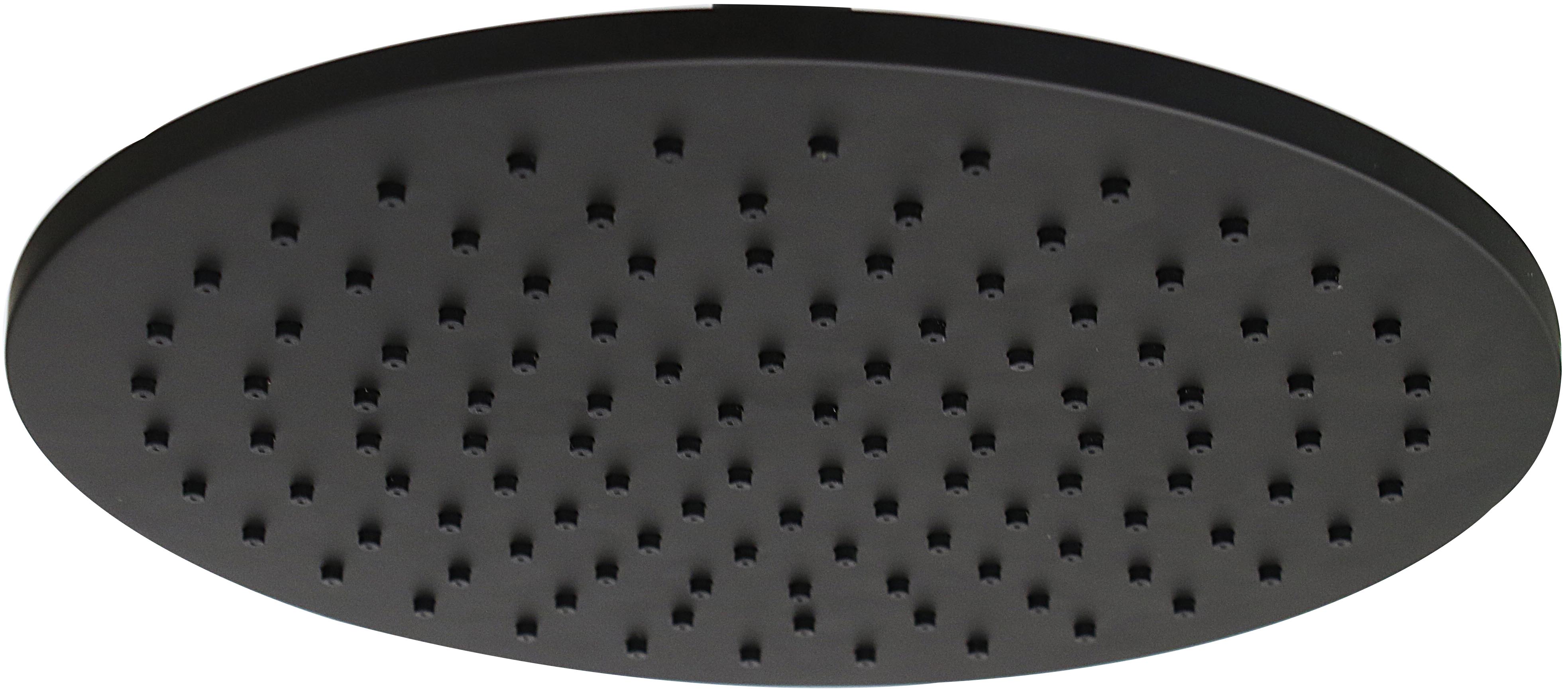 Eden Matte Black shower head The Kitchen and Bathroom Blog