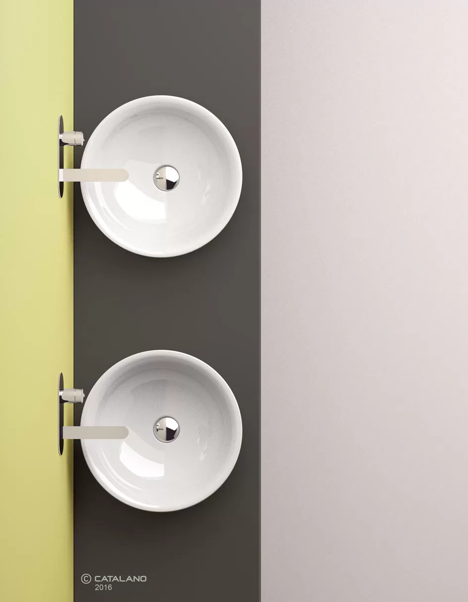 From leading Italian bathware manufacturer comes the new range of Sfera washbasins by Catalano. This new release extends the popular Sfera toilet range with the addition of simple, soft, semi-inset basins, now available in Australia exclusively through Rogerseller.