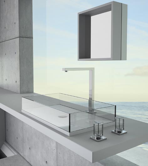 Glass Design Skyline washbasins