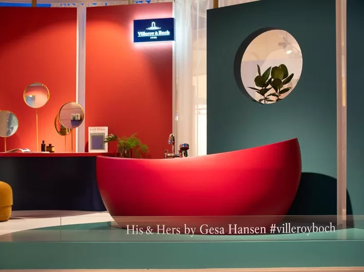"His & Hers" bathroom