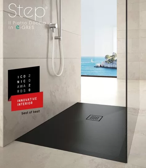 Scarabeo Step shower tray