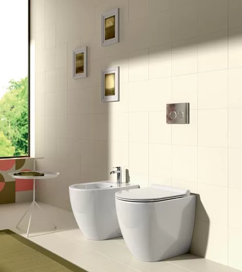 Catalano Sfera Newflush 1-Piece Wall-hung 1.2 GPF Toilet, White