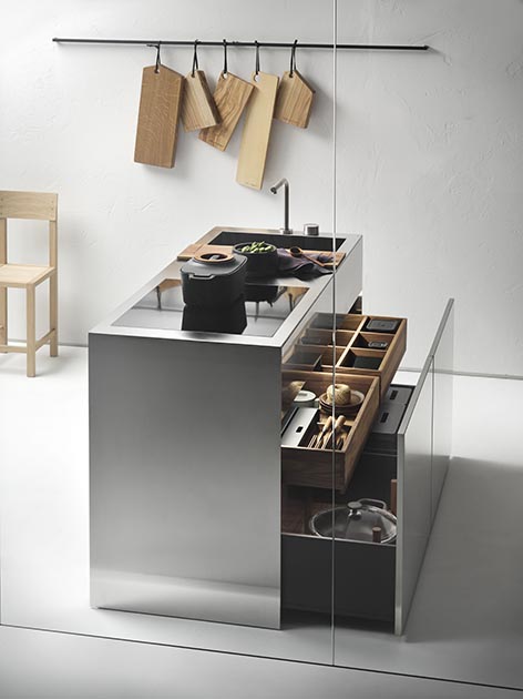 Small Living Kitchens-Falper