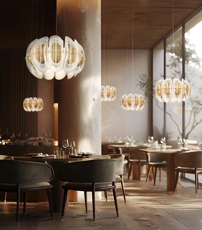 SLAMP-Fiordlys-Round-set-Restaurant